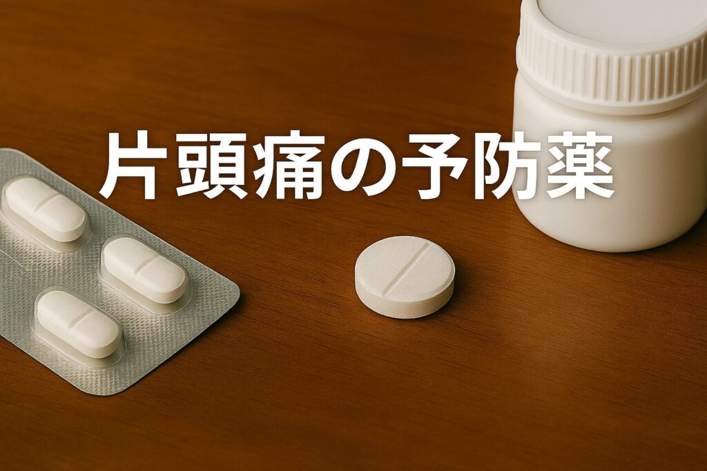 片頭痛の予防薬の効果と使い分けを解説する